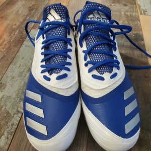 Adidas metal blue Baseball cleats